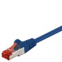 Cat6 S/FTP szerelt kék patch kábel